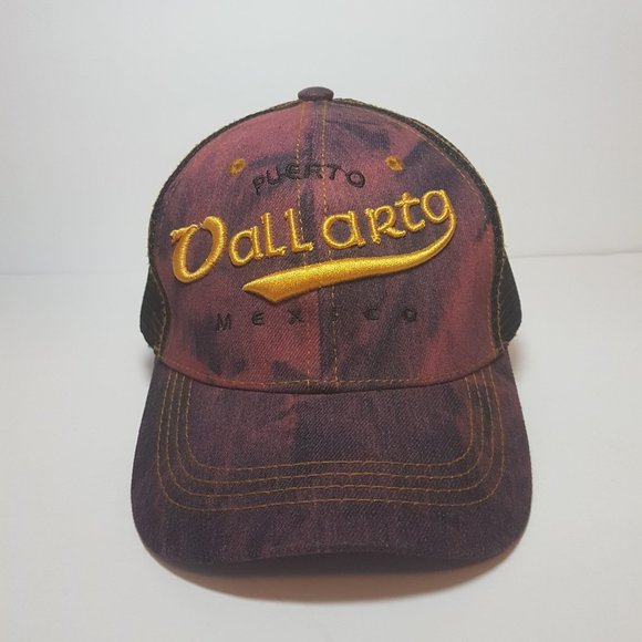 Vintage Puerto Vallarta Mexico Hat Trucker Hat Classic Cap Embroidered Unisex - Picture 2 of 12